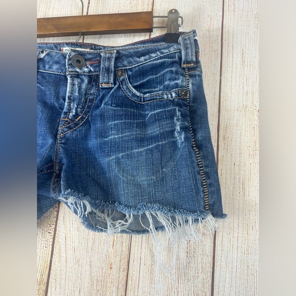 1921  Western Glove Cut Off Denim Shorts - Picture 8 of 12